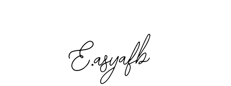 How to make E.asyafb signature? Bearetta-2O07w is a professional autograph style. Create handwritten signature for E.asyafb name. E.asyafb signature style 12 images and pictures png