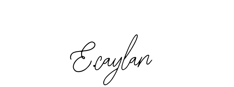 Bearetta-2O07w is a professional signature style that is perfect for those who want to add a touch of class to their signature. It is also a great choice for those who want to make their signature more unique. Get E.caylan name to fancy signature for free. E.caylan signature style 12 images and pictures png