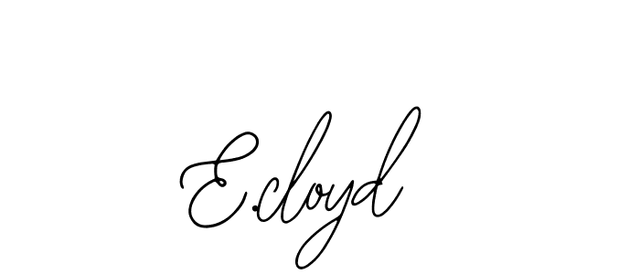 The best way (Bearetta-2O07w) to make a short signature is to pick only two or three words in your name. The name E.cloyd include a total of six letters. For converting this name. E.cloyd signature style 12 images and pictures png