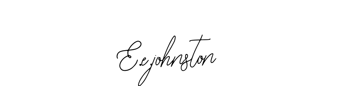 if you are searching for the best signature style for your name E.e.johnston. so please give up your signature search. here we have designed multiple signature styles  using Bearetta-2O07w. E.e.johnston signature style 12 images and pictures png