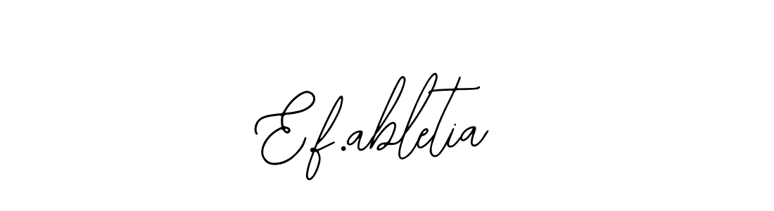 How to Draw E.f.abletia signature style? Bearetta-2O07w is a latest design signature styles for name E.f.abletia. E.f.abletia signature style 12 images and pictures png
