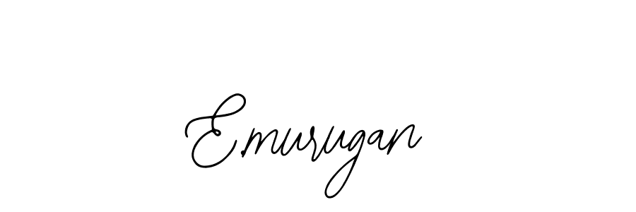 Design your own signature with our free online signature maker. With this signature software, you can create a handwritten (Bearetta-2O07w) signature for name E.murugan. E.murugan signature style 12 images and pictures png