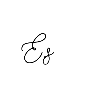 Make a beautiful signature design for name E.s. With this signature (Bearetta-2O07w) style, you can create a handwritten signature for free. E.s signature style 12 images and pictures png