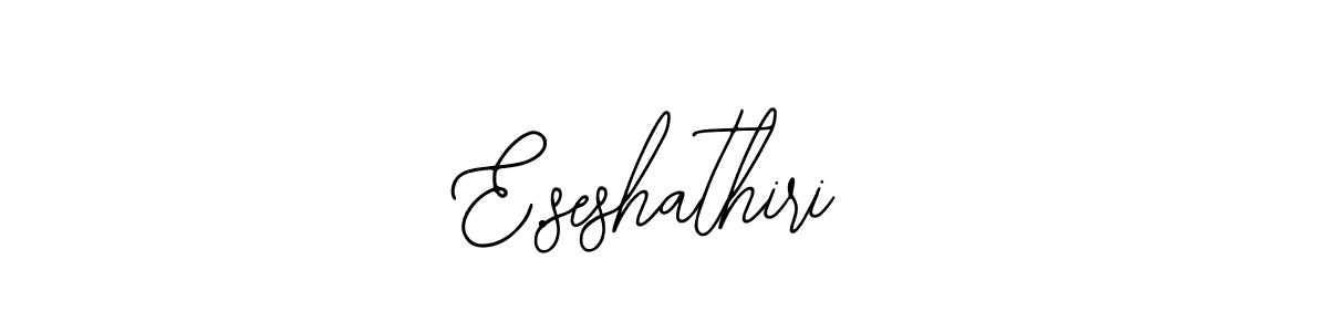 Design your own signature with our free online signature maker. With this signature software, you can create a handwritten (Bearetta-2O07w) signature for name E.seshathiri. E.seshathiri signature style 12 images and pictures png