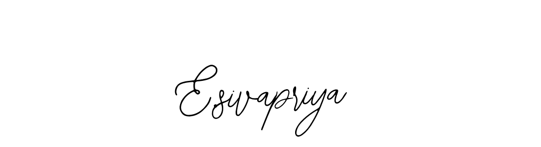 You should practise on your own different ways (Bearetta-2O07w) to write your name (E.sivapriya) in signature. don't let someone else do it for you. E.sivapriya signature style 12 images and pictures png