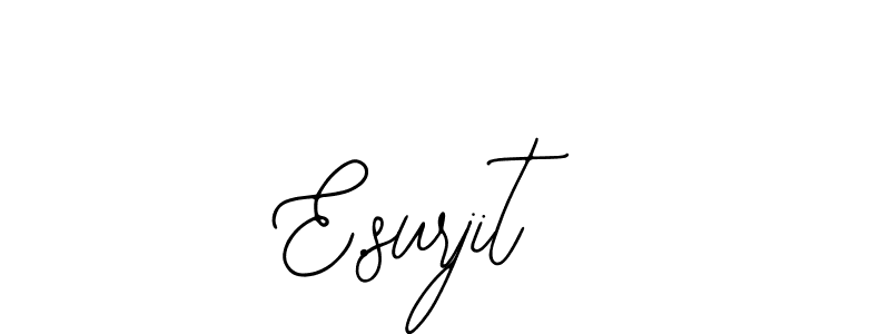 Also we have E.surjit name is the best signature style. Create professional handwritten signature collection using Bearetta-2O07w autograph style. E.surjit signature style 12 images and pictures png