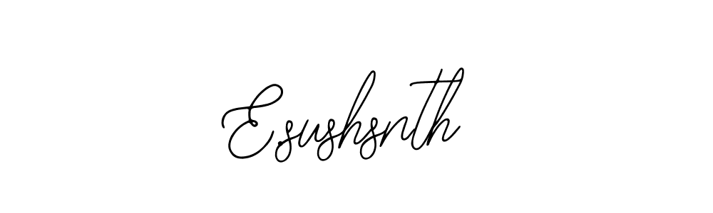 How to Draw E.sushsnth signature style? Bearetta-2O07w is a latest design signature styles for name E.sushsnth. E.sushsnth signature style 12 images and pictures png