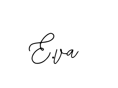 Create a beautiful signature design for name E.va. With this signature (Bearetta-2O07w) fonts, you can make a handwritten signature for free. E.va signature style 12 images and pictures png