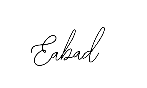 Use a signature maker to create a handwritten signature online. With this signature software, you can design (Bearetta-2O07w) your own signature for name Eabad. Eabad signature style 12 images and pictures png