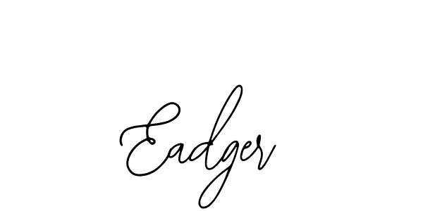 How to make Eadger name signature. Use Bearetta-2O07w style for creating short signs online. This is the latest handwritten sign. Eadger signature style 12 images and pictures png