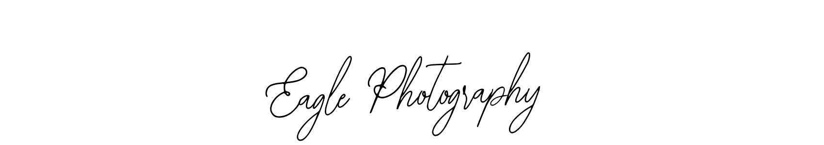 How to make Eagle Photography name signature. Use Bearetta-2O07w style for creating short signs online. This is the latest handwritten sign. Eagle Photography signature style 12 images and pictures png