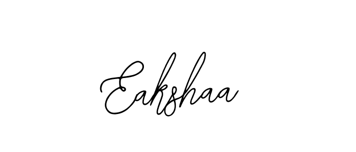 Design your own signature with our free online signature maker. With this signature software, you can create a handwritten (Bearetta-2O07w) signature for name Eakshaa. Eakshaa signature style 12 images and pictures png