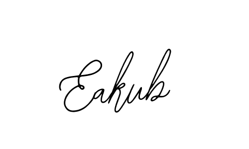 How to Draw Eakub signature style? Bearetta-2O07w is a latest design signature styles for name Eakub. Eakub signature style 12 images and pictures png