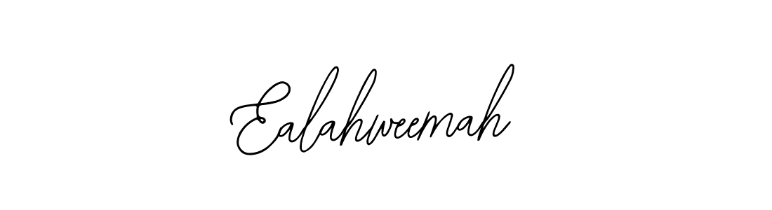 Similarly Bearetta-2O07w is the best handwritten signature design. Signature creator online .You can use it as an online autograph creator for name Ealahweemah. Ealahweemah signature style 12 images and pictures png