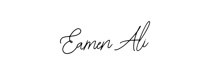 The best way (Bearetta-2O07w) to make a short signature is to pick only two or three words in your name. The name Eamen Ali include a total of six letters. For converting this name. Eamen Ali signature style 12 images and pictures png