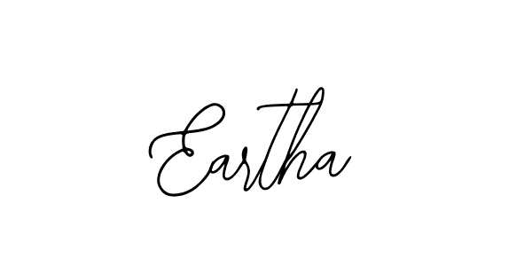 The best way (Bearetta-2O07w) to make a short signature is to pick only two or three words in your name. The name Eartha include a total of six letters. For converting this name. Eartha signature style 12 images and pictures png