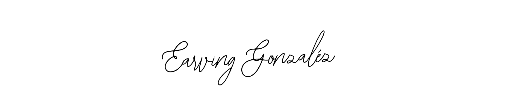 This is the best signature style for the Earving Gonzaléz name. Also you like these signature font (Bearetta-2O07w). Mix name signature. Earving Gonzaléz signature style 12 images and pictures png