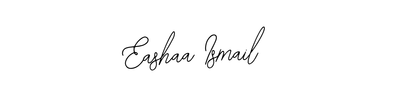 See photos of Eashaa Ismail official signature by Spectra . Check more albums & portfolios. Read reviews & check more about Bearetta-2O07w font. Eashaa Ismail signature style 12 images and pictures png