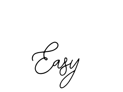 How to make Easy signature? Bearetta-2O07w is a professional autograph style. Create handwritten signature for Easy name. Easy signature style 12 images and pictures png