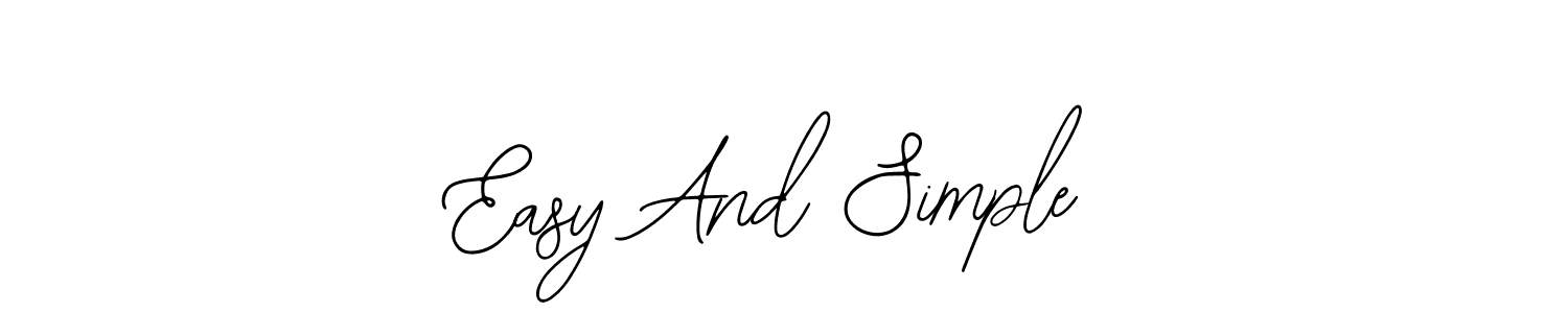 Make a beautiful signature design for name Easy And Simple. Use this online signature maker to create a handwritten signature for free. Easy And Simple signature style 12 images and pictures png
