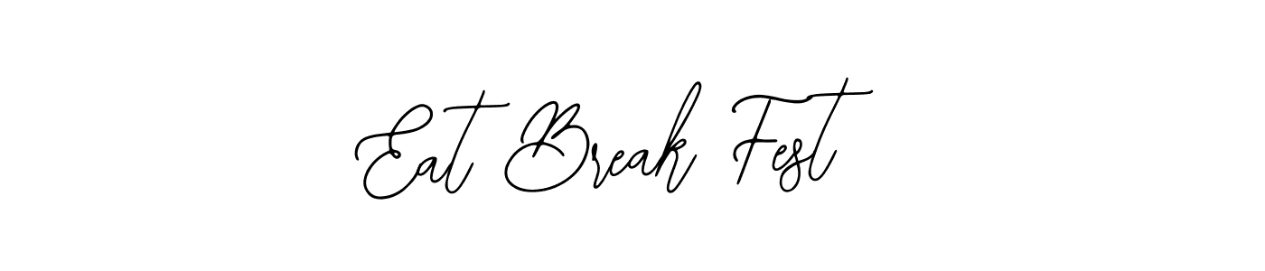 Design your own signature with our free online signature maker. With this signature software, you can create a handwritten (Bearetta-2O07w) signature for name Eat Break Fest. Eat Break Fest signature style 12 images and pictures png