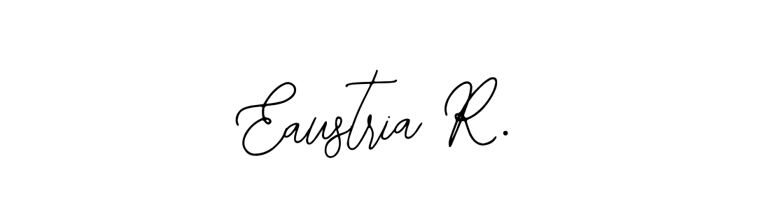 Similarly Bearetta-2O07w is the best handwritten signature design. Signature creator online .You can use it as an online autograph creator for name Eaustria R.. Eaustria R. signature style 12 images and pictures png