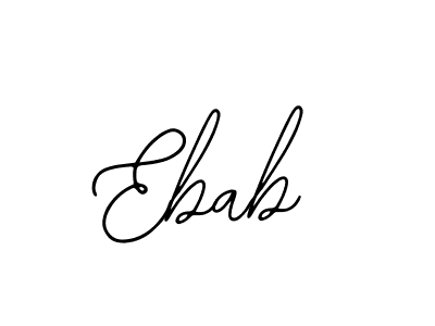 Create a beautiful signature design for name Ebab. With this signature (Bearetta-2O07w) fonts, you can make a handwritten signature for free. Ebab signature style 12 images and pictures png