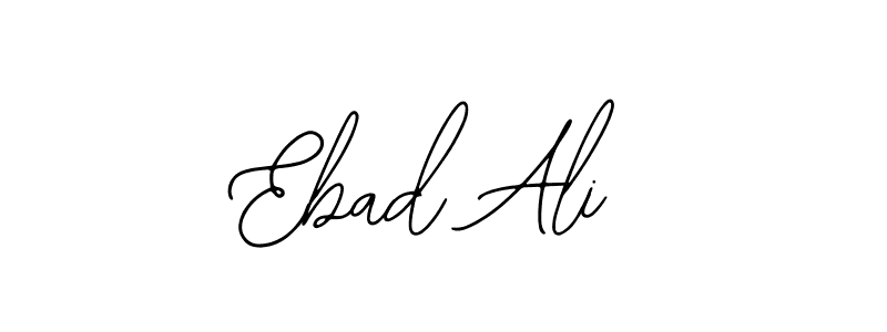 How to make Ebad Ali signature? Bearetta-2O07w is a professional autograph style. Create handwritten signature for Ebad Ali name. Ebad Ali signature style 12 images and pictures png