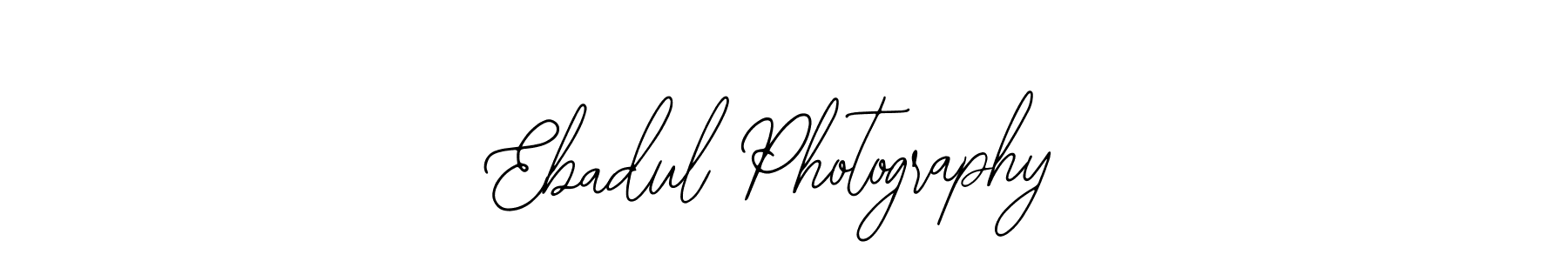 if you are searching for the best signature style for your name Ebadul Photography. so please give up your signature search. here we have designed multiple signature styles  using Bearetta-2O07w. Ebadul Photography signature style 12 images and pictures png