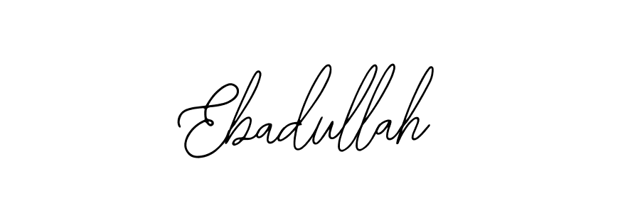 Create a beautiful signature design for name Ebadullah. With this signature (Bearetta-2O07w) fonts, you can make a handwritten signature for free. Ebadullah signature style 12 images and pictures png