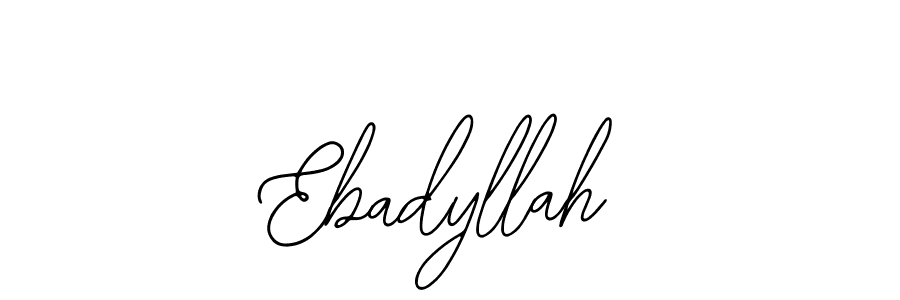 How to make Ebadyllah signature? Bearetta-2O07w is a professional autograph style. Create handwritten signature for Ebadyllah name. Ebadyllah signature style 12 images and pictures png
