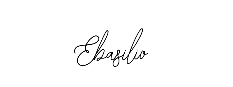 Ebasilio stylish signature style. Best Handwritten Sign (Bearetta-2O07w) for my name. Handwritten Signature Collection Ideas for my name Ebasilio. Ebasilio signature style 12 images and pictures png