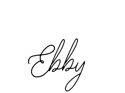 Also You can easily find your signature by using the search form. We will create Ebby name handwritten signature images for you free of cost using Bearetta-2O07w sign style. Ebby signature style 12 images and pictures png