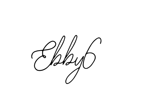 Also You can easily find your signature by using the search form. We will create Ebby6 name handwritten signature images for you free of cost using Bearetta-2O07w sign style. Ebby6 signature style 12 images and pictures png