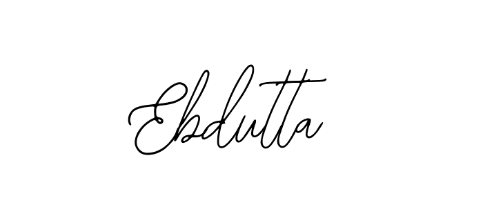 Here are the top 10 professional signature styles for the name Ebdutta. These are the best autograph styles you can use for your name. Ebdutta signature style 12 images and pictures png