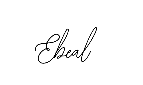 Create a beautiful signature design for name Ebeal. With this signature (Bearetta-2O07w) fonts, you can make a handwritten signature for free. Ebeal signature style 12 images and pictures png