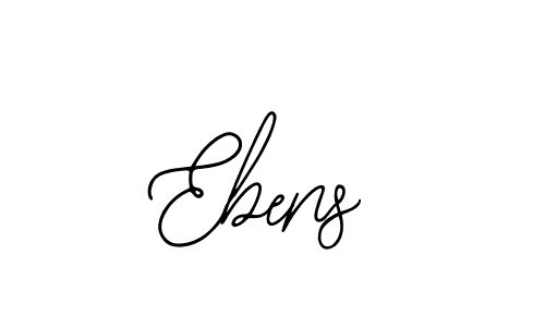 Design your own signature with our free online signature maker. With this signature software, you can create a handwritten (Bearetta-2O07w) signature for name Ebens. Ebens signature style 12 images and pictures png