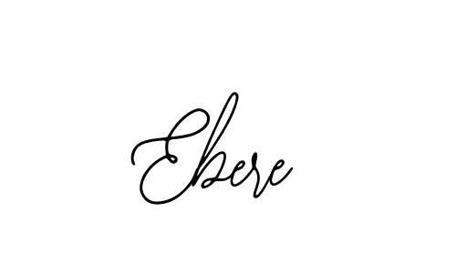 You should practise on your own different ways (Bearetta-2O07w) to write your name (Ebere) in signature. don't let someone else do it for you. Ebere signature style 12 images and pictures png