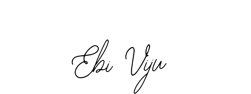 You should practise on your own different ways (Bearetta-2O07w) to write your name (Ebi Viju) in signature. don't let someone else do it for you. Ebi Viju signature style 12 images and pictures png