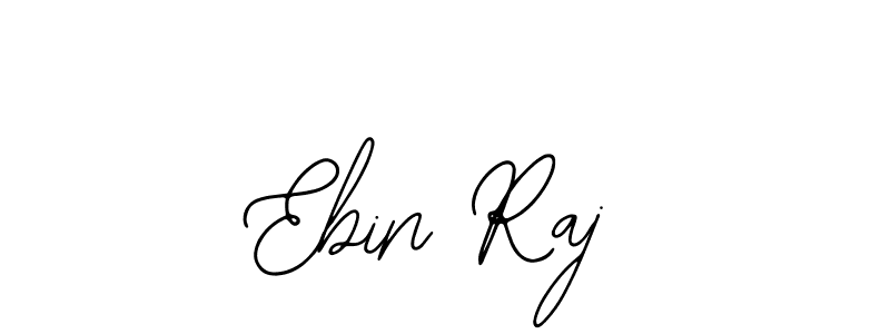 How to make Ebin Raj signature? Bearetta-2O07w is a professional autograph style. Create handwritten signature for Ebin Raj name. Ebin Raj signature style 12 images and pictures png