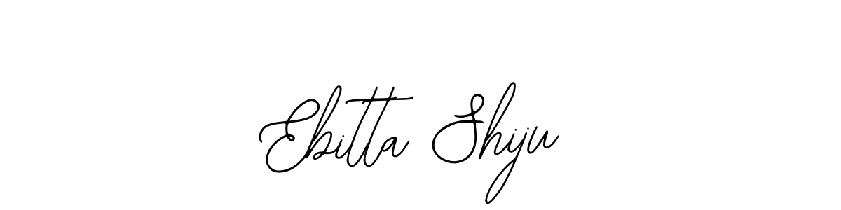 Make a beautiful signature design for name Ebitta Shiju. Use this online signature maker to create a handwritten signature for free. Ebitta Shiju signature style 12 images and pictures png