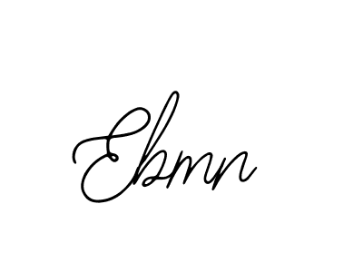 How to make Ebmn name signature. Use Bearetta-2O07w style for creating short signs online. This is the latest handwritten sign. Ebmn signature style 12 images and pictures png