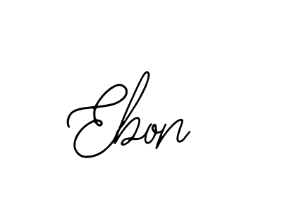 Design your own signature with our free online signature maker. With this signature software, you can create a handwritten (Bearetta-2O07w) signature for name Ebon. Ebon signature style 12 images and pictures png