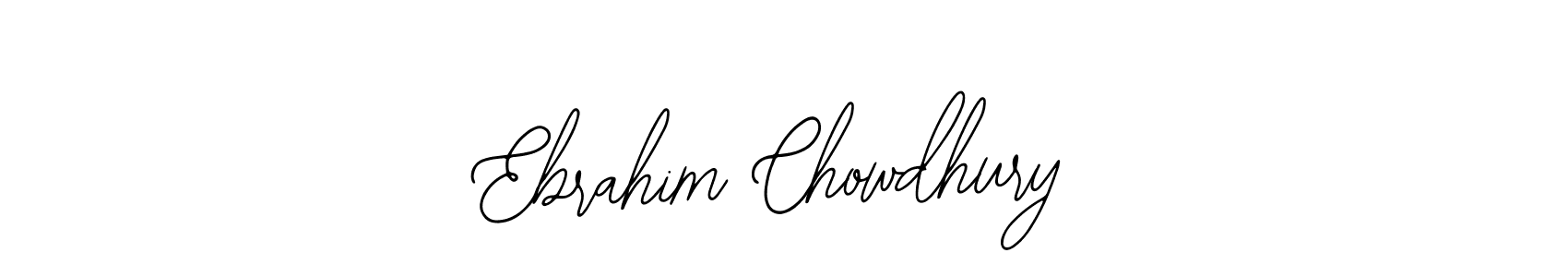 It looks lik you need a new signature style for name Ebrahim Chowdhury. Design unique handwritten (Bearetta-2O07w) signature with our free signature maker in just a few clicks. Ebrahim Chowdhury signature style 12 images and pictures png