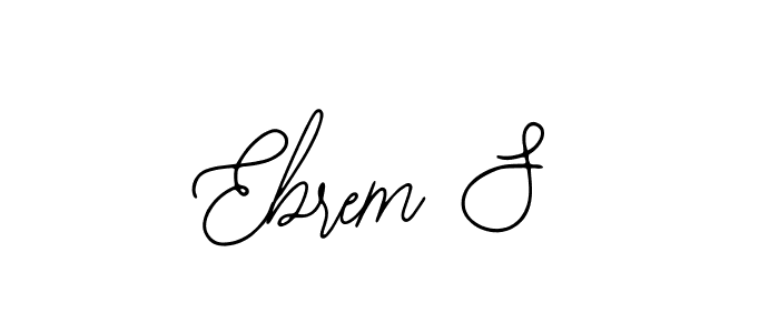 Also You can easily find your signature by using the search form. We will create Ebrem S name handwritten signature images for you free of cost using Bearetta-2O07w sign style. Ebrem S signature style 12 images and pictures png