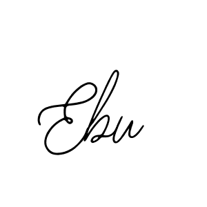 How to make Ebu name signature. Use Bearetta-2O07w style for creating short signs online. This is the latest handwritten sign. Ebu signature style 12 images and pictures png