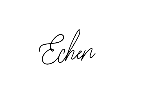Make a beautiful signature design for name Echen. With this signature (Bearetta-2O07w) style, you can create a handwritten signature for free. Echen signature style 12 images and pictures png