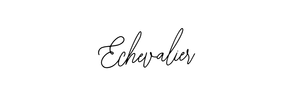 Use a signature maker to create a handwritten signature online. With this signature software, you can design (Bearetta-2O07w) your own signature for name Echevalier. Echevalier signature style 12 images and pictures png