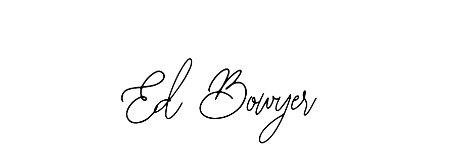 Design your own signature with our free online signature maker. With this signature software, you can create a handwritten (Bearetta-2O07w) signature for name Ed Bowyer. Ed Bowyer signature style 12 images and pictures png