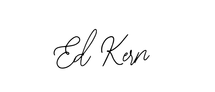 How to make Ed Kern name signature. Use Bearetta-2O07w style for creating short signs online. This is the latest handwritten sign. Ed Kern signature style 12 images and pictures png